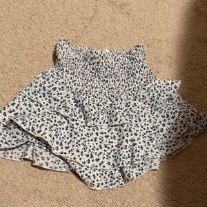 Girls zara tiered skort size 6-7 excellent condition